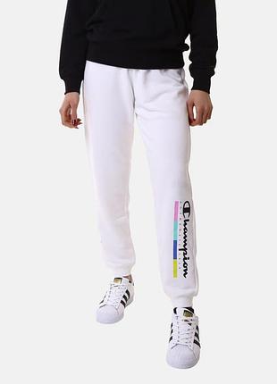 Штани rib cuff pants 117106-ww001 champion l білий 117106-ww001 xs