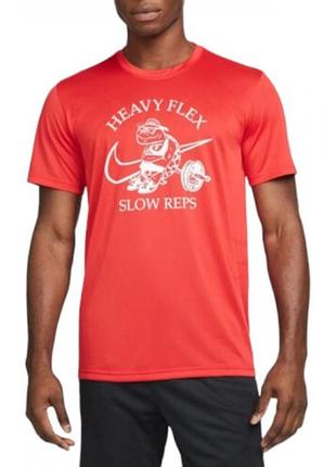 Футболка nike men's dri-fit legend short sleeve t-shirt red dm6283-657