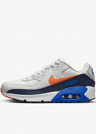 Жіночі кросівки стильні повсякденні найк оригінал nike air max 90 ltr (gs) cd6864-120