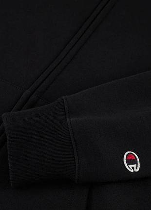 Свитшот full zip hoodie sweatshirt 117677-kk001 champion l черный 117677-kk001