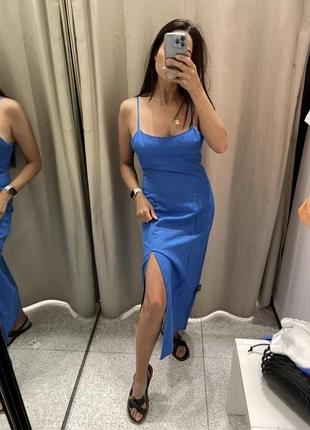 Сарафан плаття zara льон