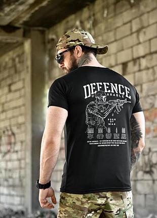 Тактична чоловіча футболка born of war defense black вт4631
