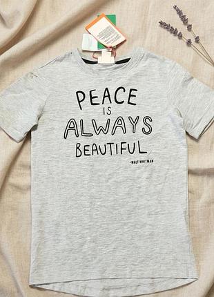 Футболка удлиненная h&m 98-104
