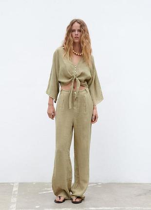 Костюм zara льон