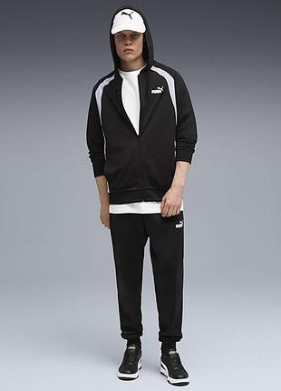 Костюм спортивный мужской puma polyester hooded tracksuit men 688171 01 (черный, полиэстер, эластик, для тренировок, бренд пума) l (52-54)