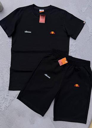 Футболка + шорты ellesse. летний спортивный набор мужской l