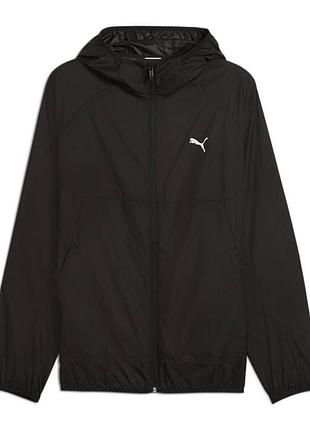 Ветровка puma packlite windbreaker 684630 01 (черная, спортивная, мужская, без подкладки, бренд пума) m (48-50)