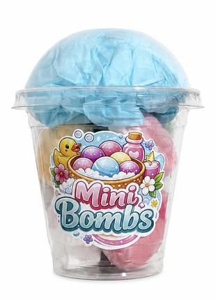 Набір міні бомбочок для ванни mini bombs 150 г ароматні бомбочки для ванни