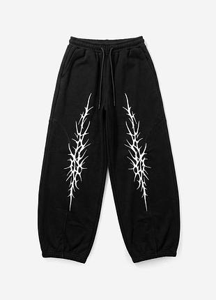 Брюки yarm gothic, demi, черные l