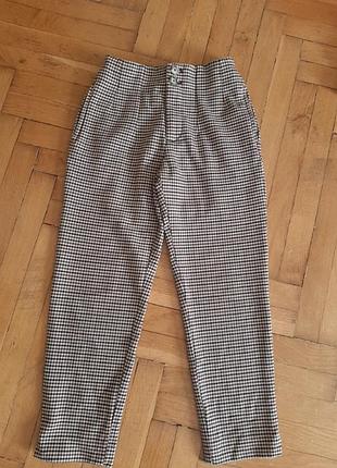 Брюки в клітинку zara