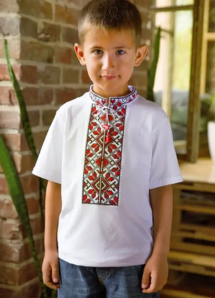 Футболка вишиванка на хлопчика, дитячий р 92/98