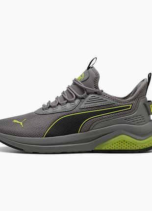 Кроссовки мужские puma amplifier men's sneakers 396867 38 (серый, повседневные, текстиль, бренд пума) 45 (uk 10.5 / us 11.5 - стелька 29.5 см)