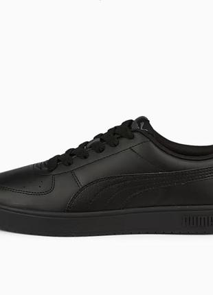 Кроссовки-кеды мужские puma rickie sneakers 387607 03 (черные, синтетика, повседневные, бренд пума) 43 (uk 9 / us 10 - стелька 28 см)