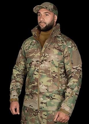 Тактичний костюм phantom stalker softshell мультикам для військовослужбовців демісезонний 2xl камуфляжни ve-33 5