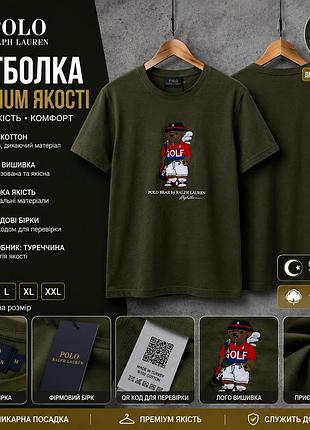 Мужская футболка polo ralph lauren с вышитым лого легкая стильная футболка поло ральф лорен из хлопка для подростка округлый вырез