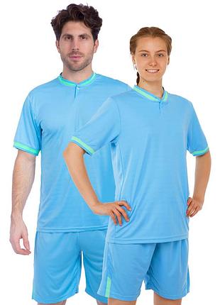 Форма футбольная комплект футболка и шорты neat s-3xl 3xxl, голубой