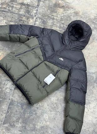 Пуховик nike storm fit black/haki