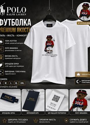 Мужская футболка polo ralph lauren с вышитым лого легкая стильная футболка поло ральф лорен из хлопка для подростка округлый вырез