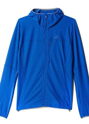 Толстовка спортивная мужская adidas ts 37.5 ho fl j ai2072 (синяя, на молнии, для тренировок, логотип адидас) xl (58)