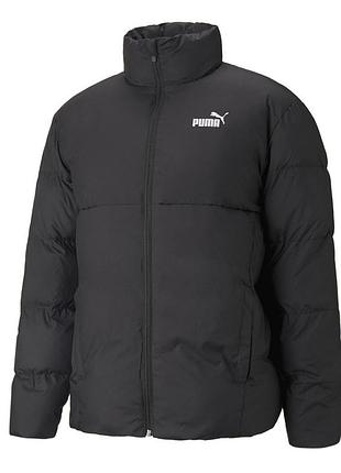 Куртка спортивная мужская puma essentials+ eco puffer 587693 01 (черная, зима, искусственный пух, -30, пума) l (52-54)