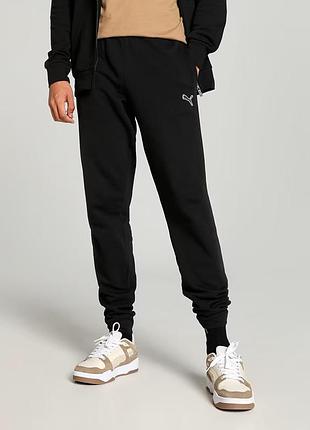 Штани спортивні puma better essentials sweatpant 675980 01 (чорні, чоловічі, тонка тканина, вільні, бренд пума)