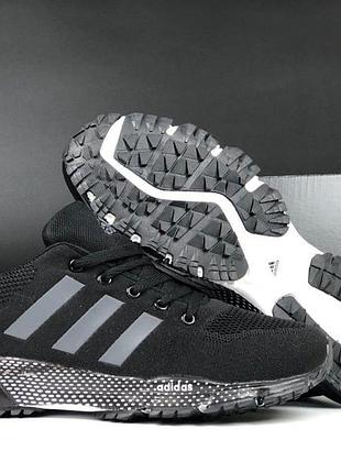 Чоловічі бігові кросівки сітка adidas, чоловічі легкі кросівки для спорту, кросівки для тренувань 43