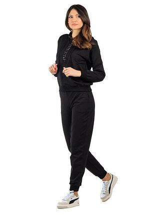 Костюм спортивний жіночий cool choice 3500-2*10 чорний розмір xl