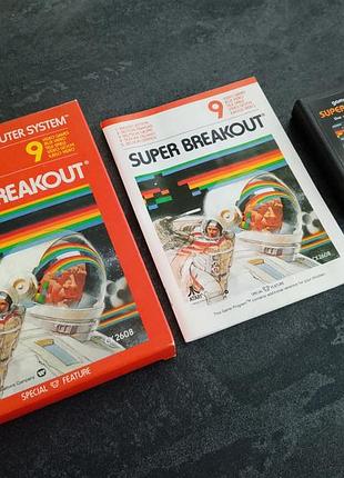 Картридж super breakout (atari 2600)