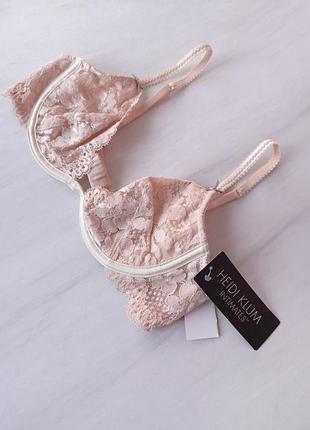 Бюстгальтер женский кружевной heidi klum intimates светло-розовый