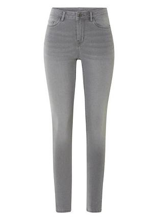 Джинсы skinny зауженные облегающие для женщины esmara creora® 458439 38(s) серый