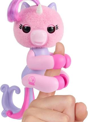 Wowwee інтерактивна ручна мавпочка 3182 fingerlings magic moods interactive baby unicorn mimi