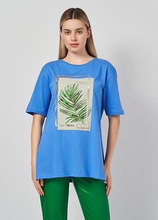 (188 688) футболка olivia 2315*50 женск. синий l/xl