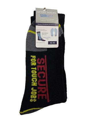 (182 803) носки sport 6949*10 secure термо unisex черный