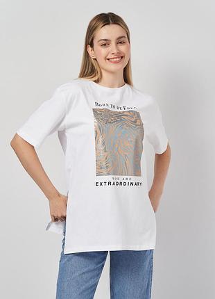 (188 687) футболка olivia 2415*01 женск. белый l/xl