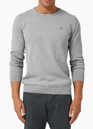 (175 316) светр s.oliver 03,899,61,5232*60 чоловічий. сірий 3xl