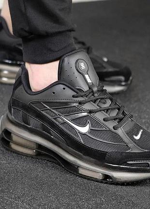 Кроссовки мужские черные nike air black размеры 40 41 42 43