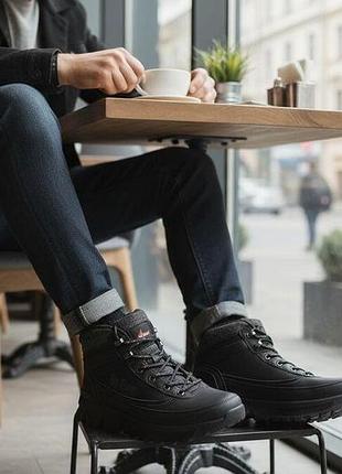 Ботинки мужские теплые черные lee cooper lcj-24-01-2952m ew24270 размер 42