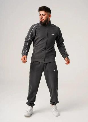 Чоловічий флісовий костюм nike для прогулянок і спорту