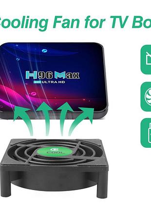 Кулер вентилятор usb підставка для охолодження тв приставки smart tv box