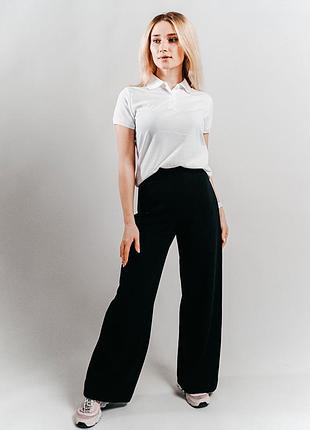 Футболка поло жіноча біла преміум premium polo lady-fit fruit of the loom,xs