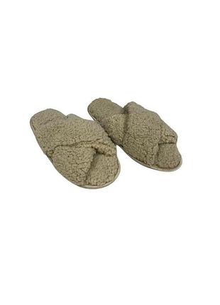 Капці жіночі домашні світло-коричневі nutmeg 032496*72 розмір s