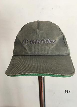 Кепка бейсболка чоловіча/жіноча krone бавовняна