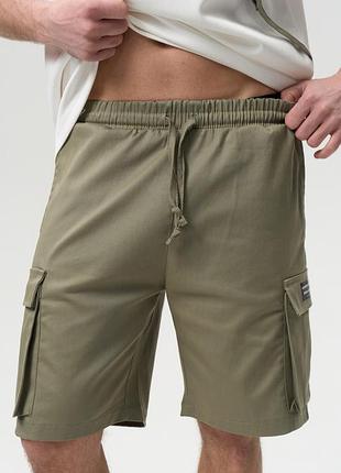 Чоловічі карго шорти оливковий urban cargo shorts olive 2xl