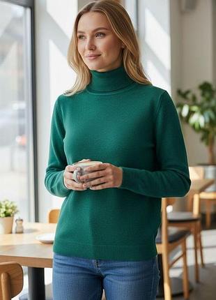 Гольф женский зеленый moni&co 6876*40 размер l/xl