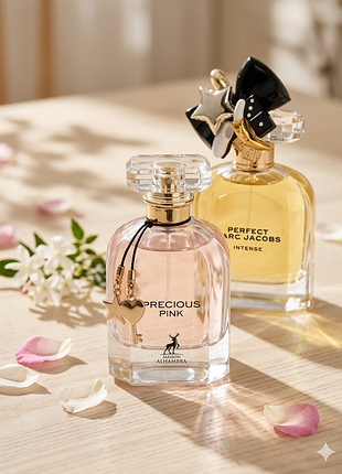 Maison alhambra precious pink розпив оригінал жіночі парфуми нарцис мигдаль кашемір кедр як perfect marc jacobs