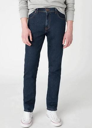 Джинсы мужские темно-синие wrangler w12s8311u*51 textas slim 822 размер 48/32