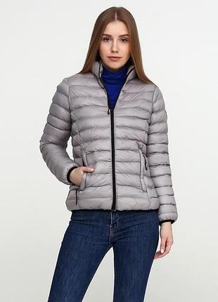 Куртка жіноча коротка весна/осінь сіра geographical norway 20-8506*60 розмір s