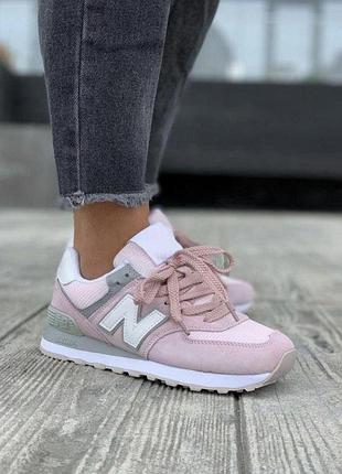 Кроссовки женские розовые new balance b1334-18*37 размер 37