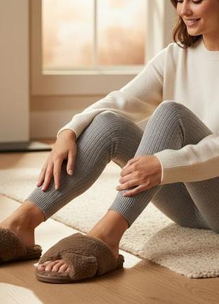 Тапки женские домашние коричневые calm & cosy 315/3140/2831/332*72 размер 38/39