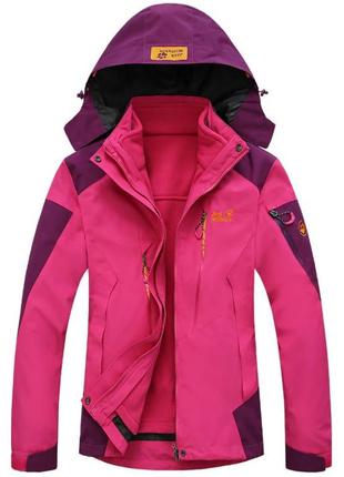 Женские куртки 2в1 jack wolfskin